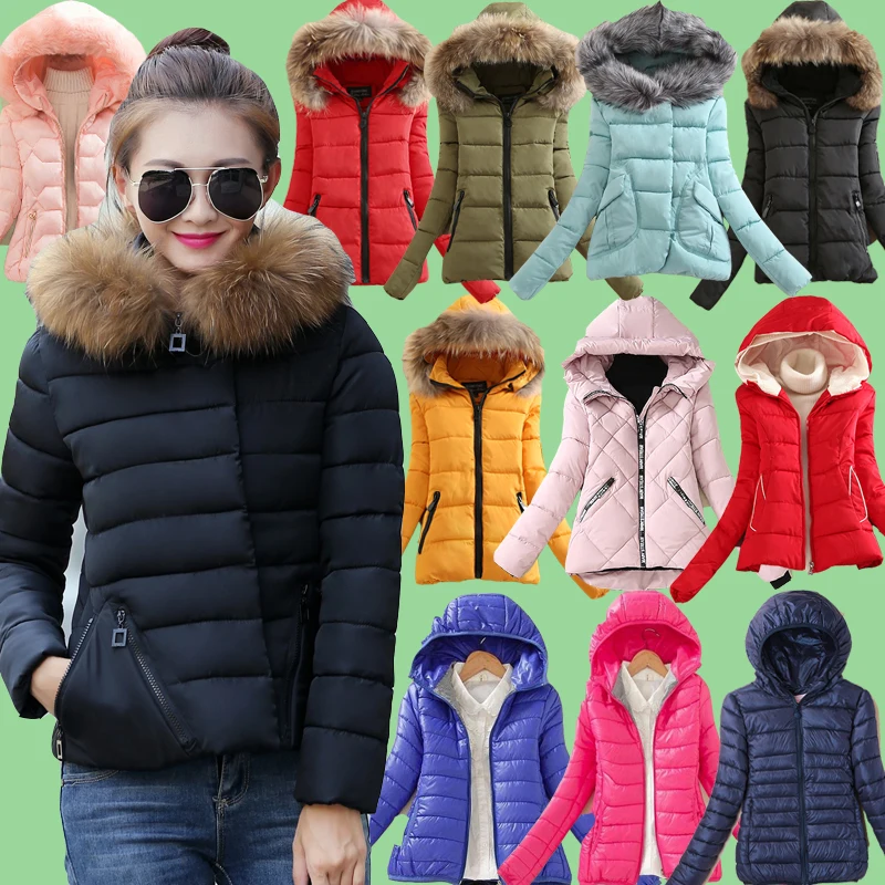 

Mix color mix design fashion Women garments Cotton-padded jacket Stock