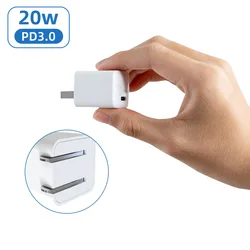 Foldable small quick phone accessories super fast charger 20W PD 3.0 wholesale price
