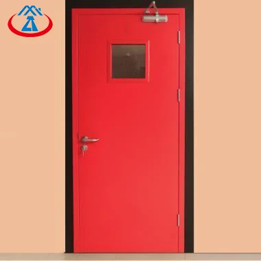 product-Zhongtai-Top Quality 2 Hours Resistance Time Fireproof Security Fire Rated Steel Door-img