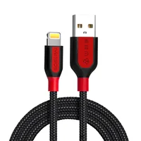 

SOSLPAI new design mfi certified universal usb charger cable nylon braided for iphone original mobile charging data cable