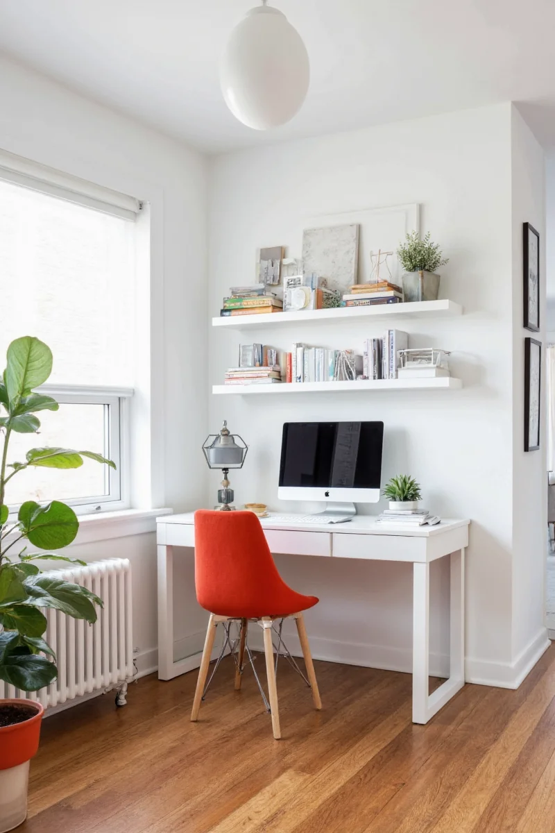 Family-friendly home office setup