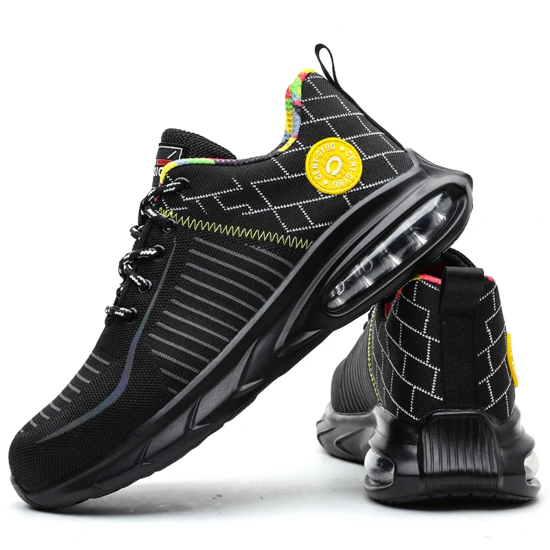 

Lightweight Indestructible Work Sneakers Puncture-Proof Comfortable Construction Safety Shoes