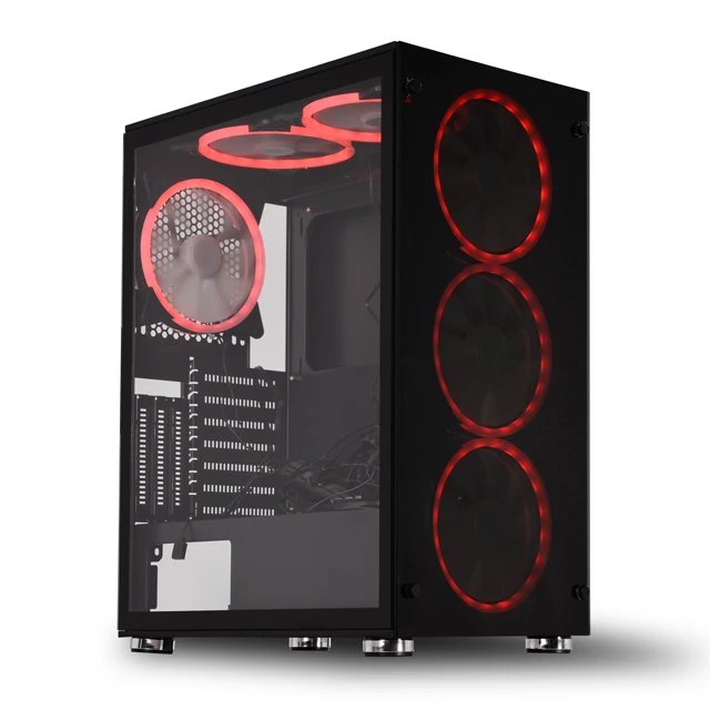 

SATE( K880) 2021 EATX ATX / Micro ATX ITX factory wholesale computer case New design gaming case computer desktop acrylic case