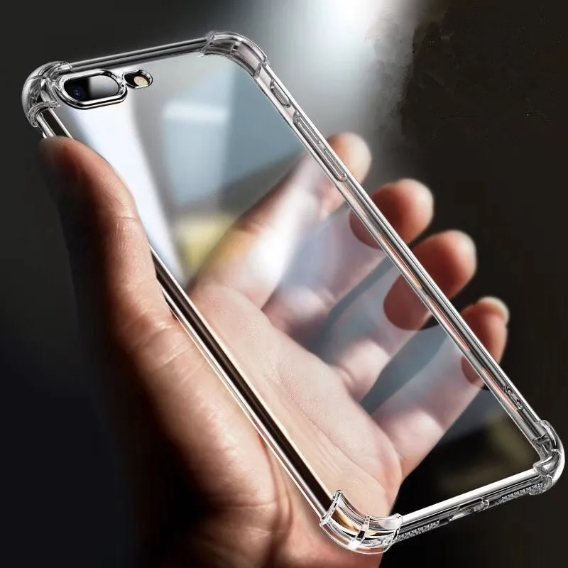 

For iPhone XR XS MAX TPU Clear Transparent Mobile Phone Case Cover For iPhone XR XS MAX SE Case
