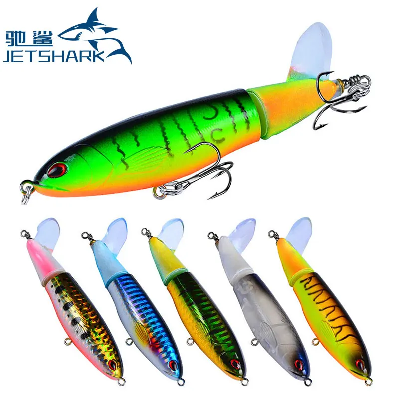 

Amazon new style popper bait 11cm 15g trolling popper lure wholesale hard bait propeller fishing lures, 8 colors