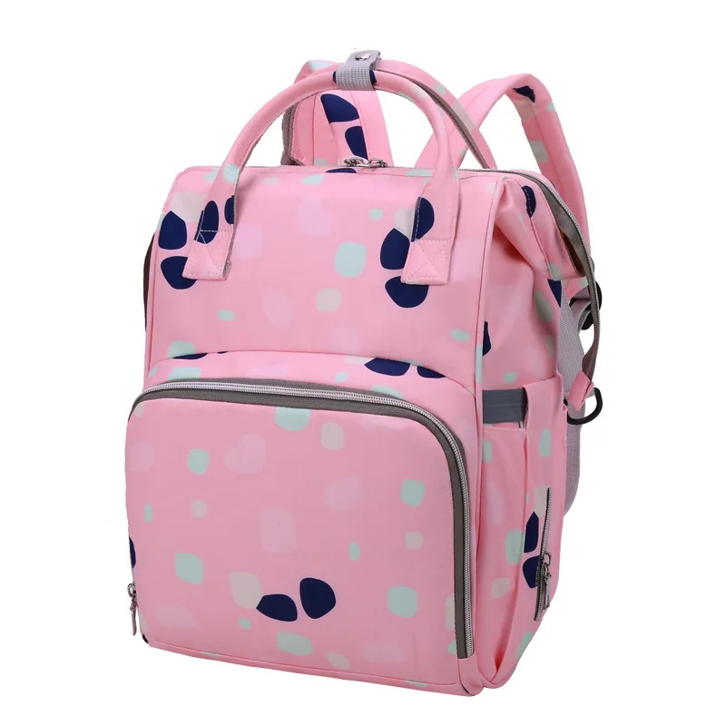 

Multifunction Custom Waterproof Mommy Backpack Diaper Bag Baby Nappy Mummy Travel Bag, As picture