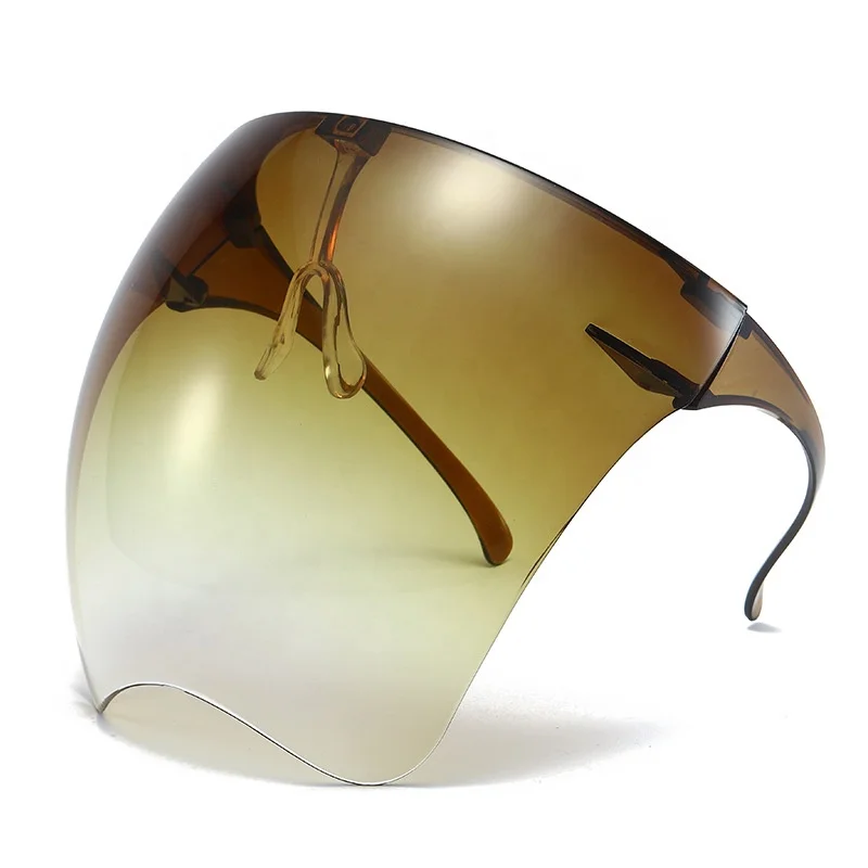 

Face protective anti-fog transparent isolation protective anti-dropping anti-splash pc face glasses, Black, green, red, yellow pattern