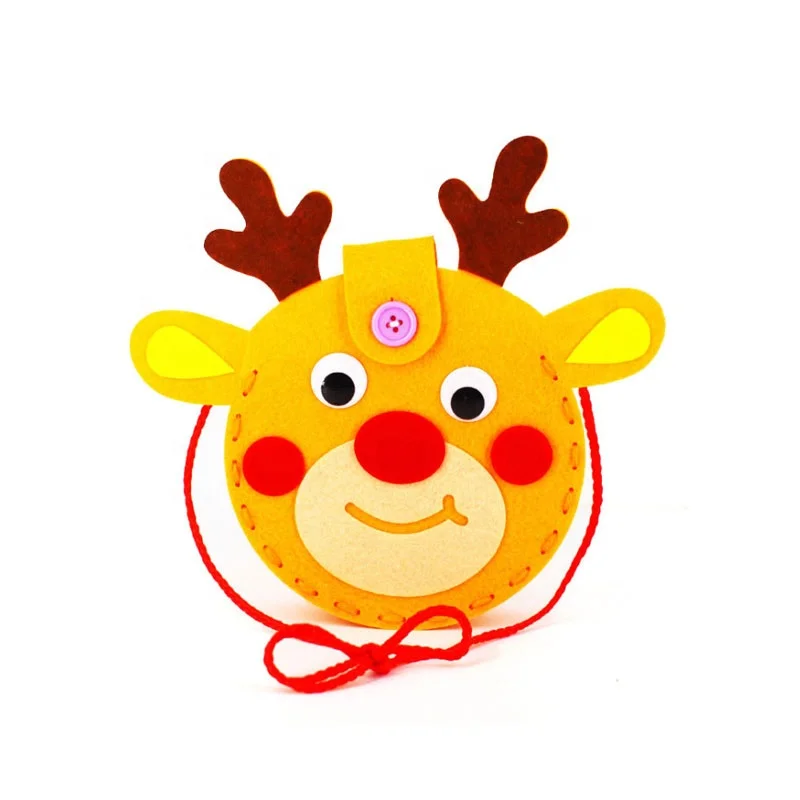 

Christmas Non-woven New Bag Cartoon Backpack Kindergarten Children Handmade DIY Creative Material Bag