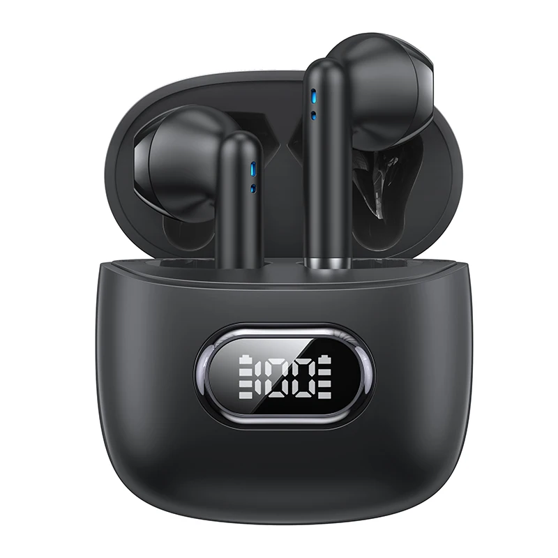 

USAMS Custom Logo Bluetooth Headphone LED Display Sports Earphones Mini TWS Wireless Earbud & in-ear Headphones Gaming Headphone