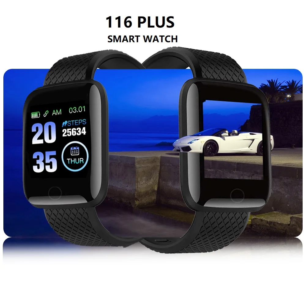 

Smart Watches Wristband Heart Rate D13 Android 116 Plus Sport for Men