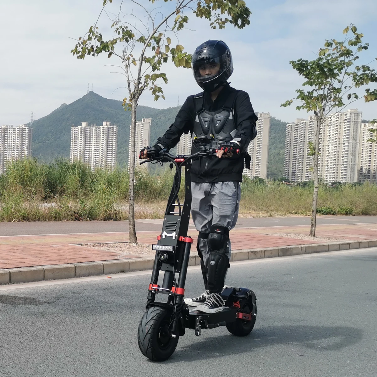 

Maike MK9x 60v 7200W 13 inch big wheel electric scooter adult with 70-80 km long distance riding