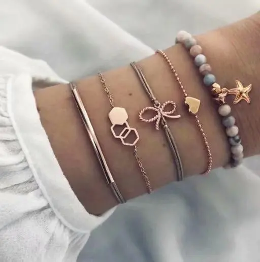

Fashion star gold bracelet set for women wholesale N910155, Picture