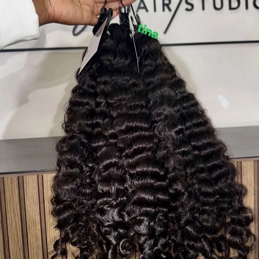Sourced From Vietnamese Burmese Curly Hair Vendor Natural Wavy Cambodian Raw Hair Bundles Indian Curly Hair Extensions Wholesale