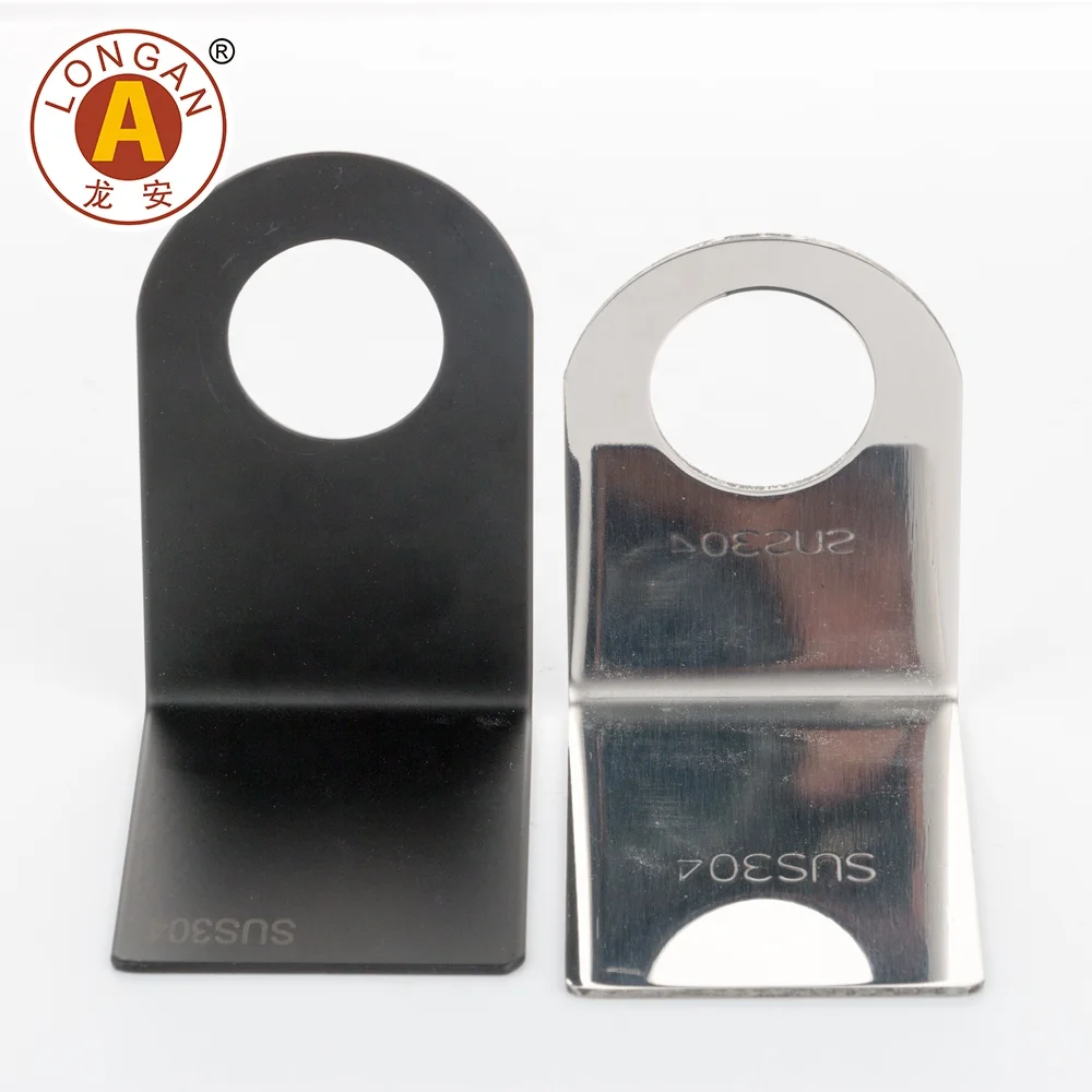 China Custom Stainless Steel 28mm/45mm Hole Metal Glass Wall Mount Bracket