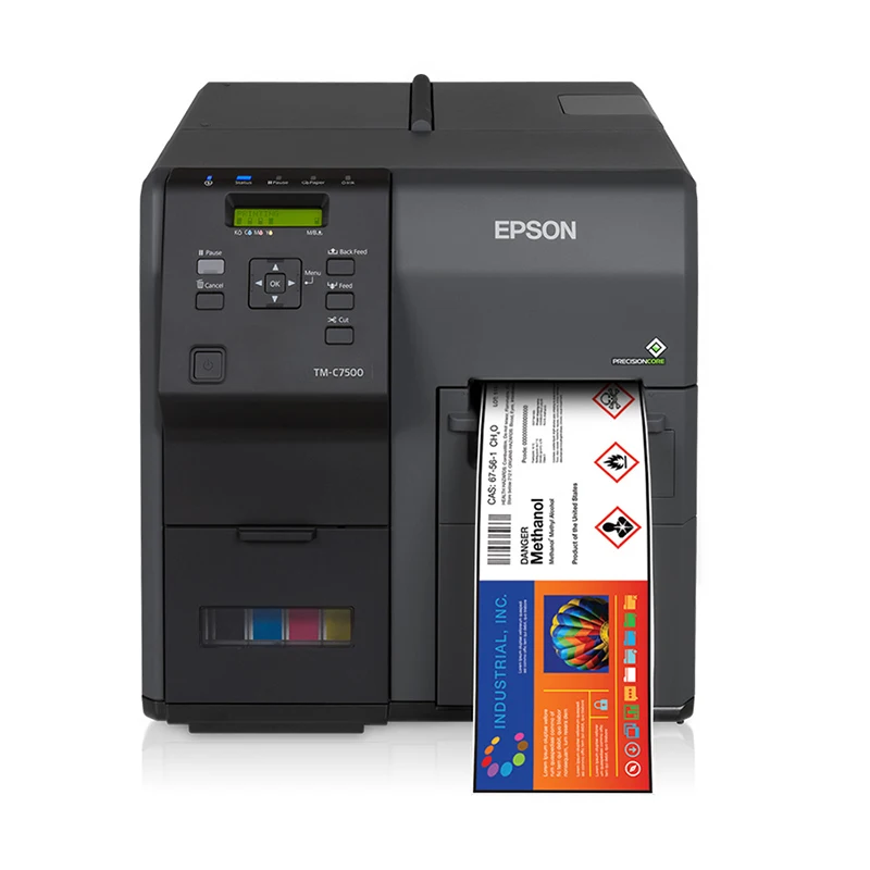 

ColorWorks C7520G/C7500 On-Demand Color printer digital inkjet sticker print machine for food label bottle label