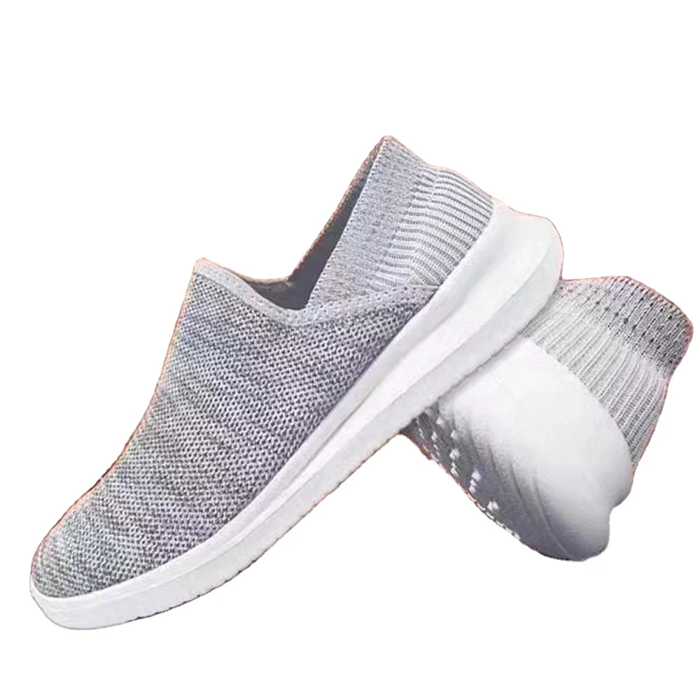 

Good Quality Fly knit Women and Men Slip on Sports Sneaker Stock Shoes Casual Sport Shoes Stock, Mix color