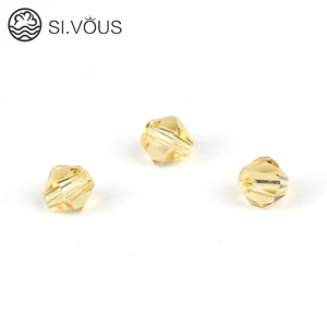 SI.VOUS Factory Directly 3mm Glass Beads For Jewelry Making Supplies Beads