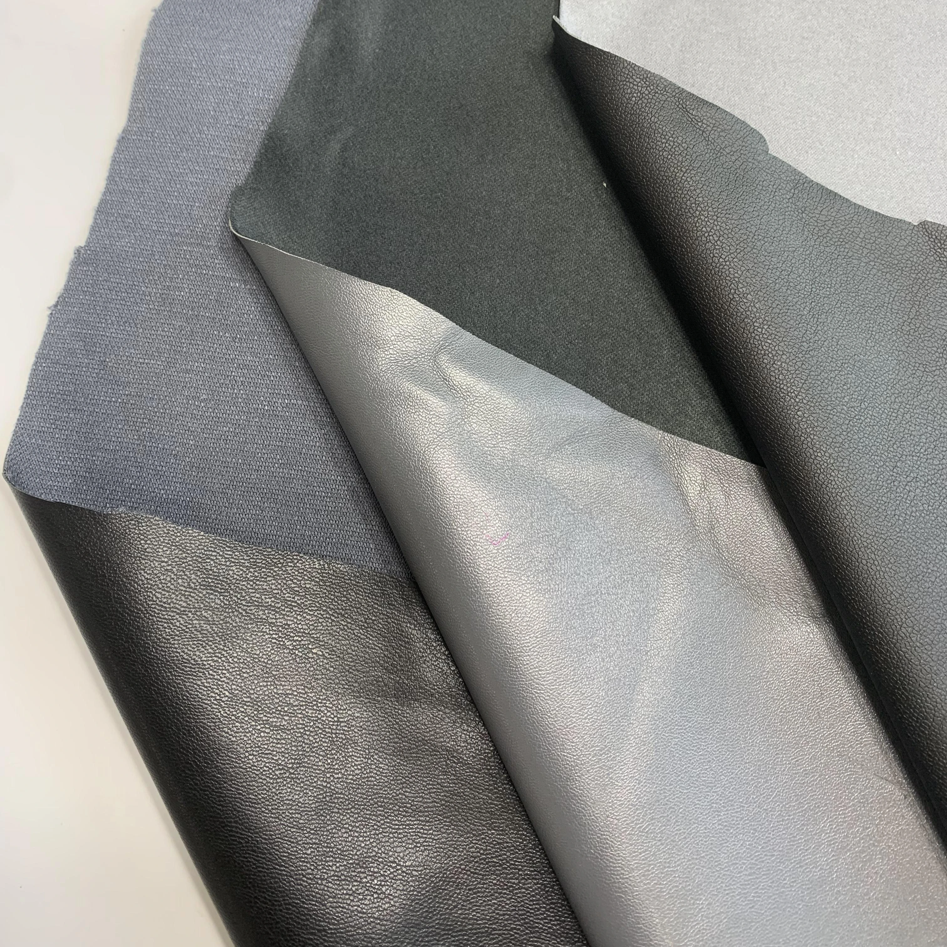 New Development True Vegan Leather Bio Base Leather Products for Shoe and Bag Materials