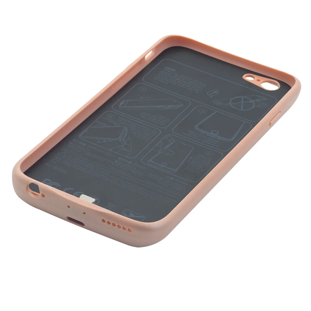 

2019 the newest battery mobile phone usb charger case power bank for iPhone 6 charger case 5200mah charging case, Customzied