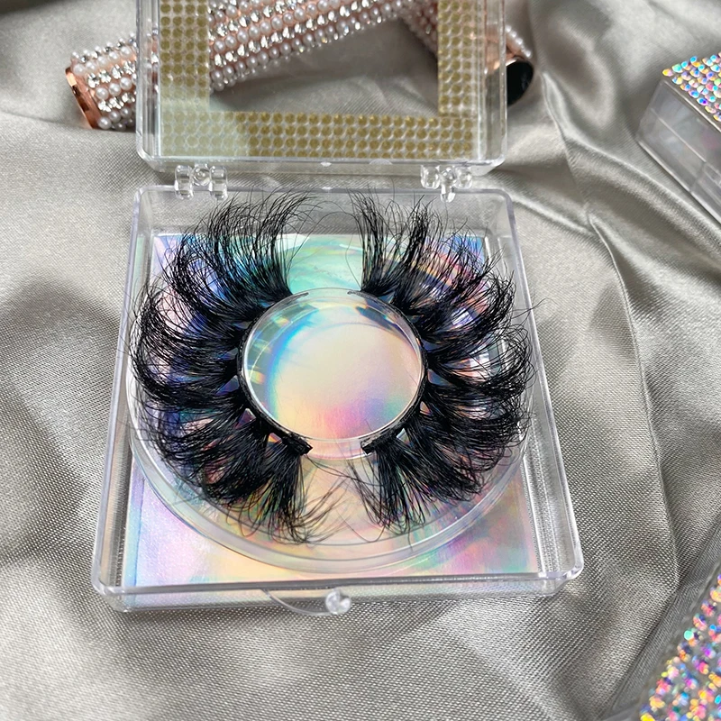 

High quality eyelash vendor fluffy 3d handmade mink lashes customized boxes free sample false eyelashes