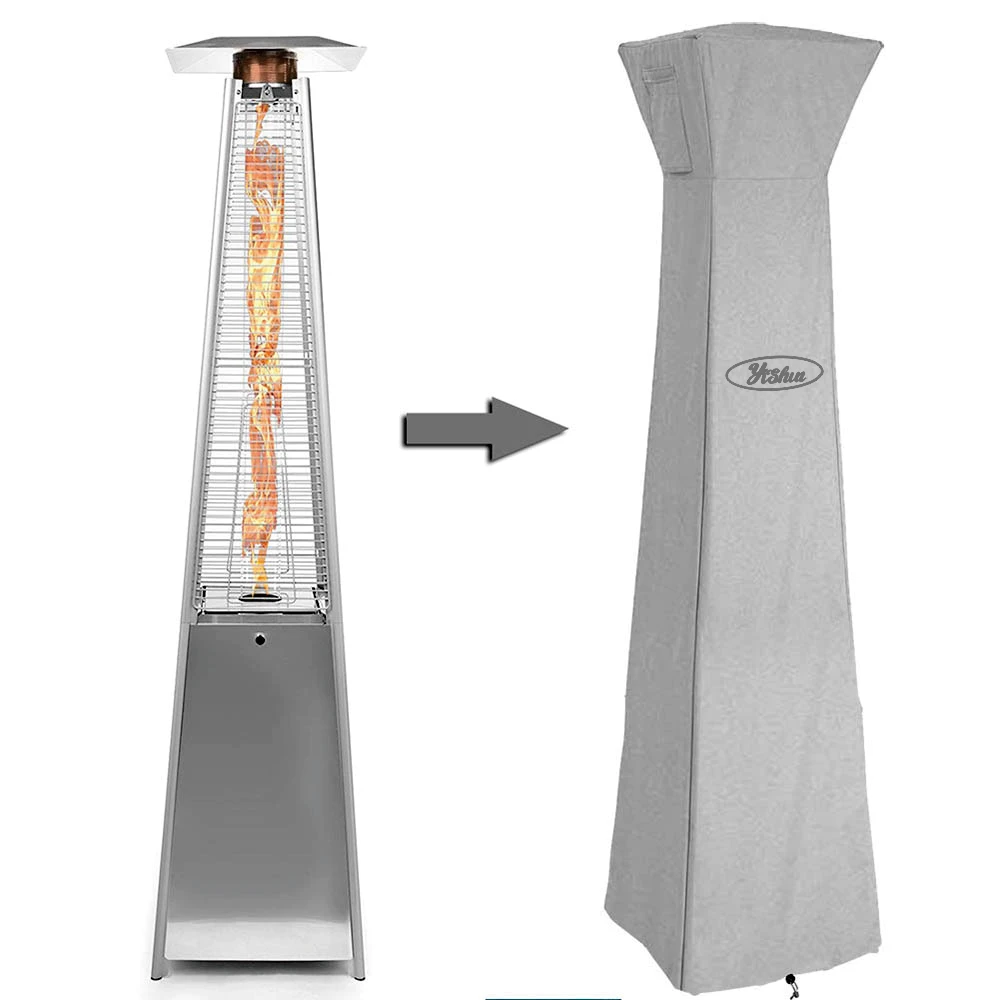 

2020 New waterproof Oxford Outdoor Garden Pyramid patio Gas heater cover, Customized color