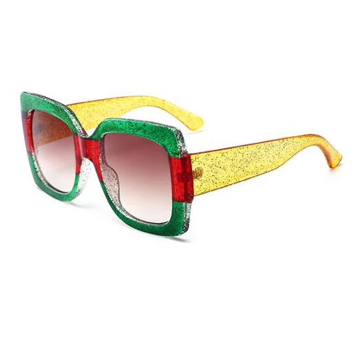 

European and American hot-selling large-frame glasses high-quality new fashion three-color sunglasses international