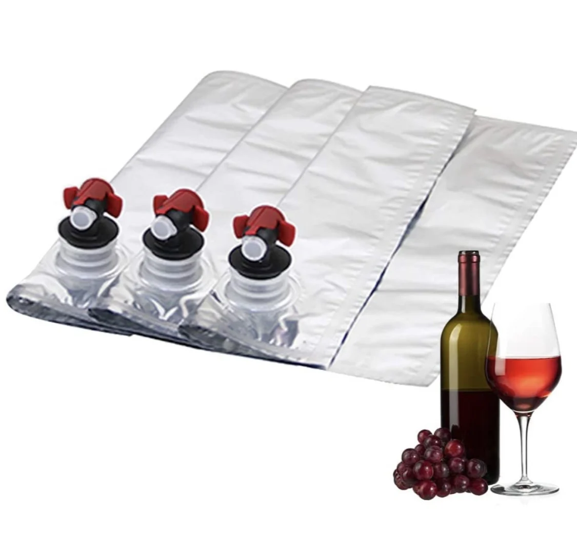 5l 10l Partypouch Refill Bladders Bag In Box Wine Double Layers Beverage Bib Bag In Box With