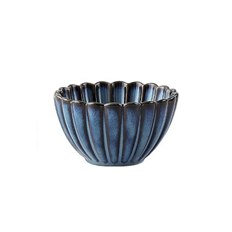 

Ceramic mixing bowl set Japanese Blue Klin Tom Yin Kung Soup Bowl ceramic Tableware Family Dinner Set