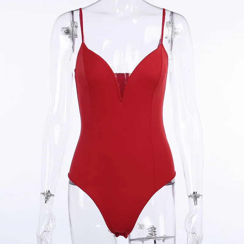 

2020 New Arrivals strapless v-neck sexy ladies women bodysuit