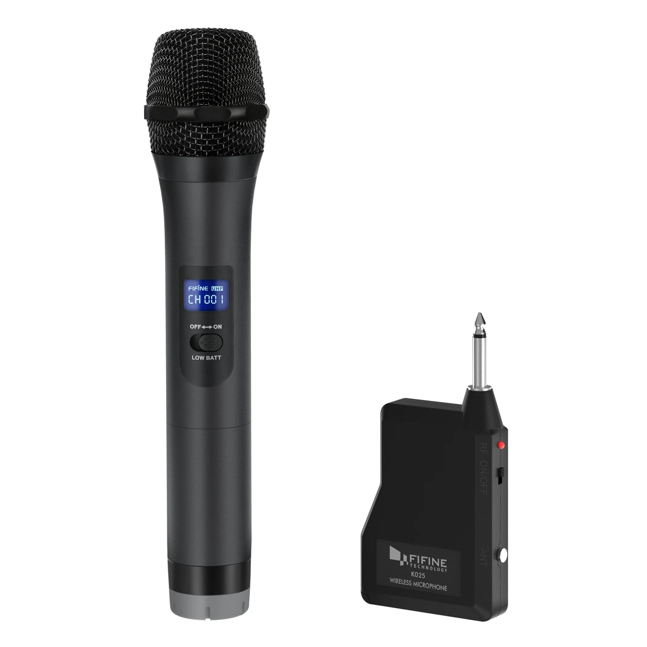 

Handheld Microphone Professional Karaoke Wireless Microphone Vocal KTV dj Singing Portable Speaker Cordless Interview Dynamic, Black