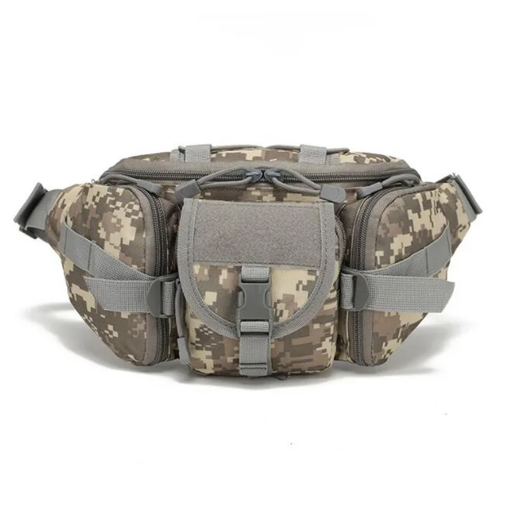 

High Quality Army Camo Crossbody Chest Sling Bag Waterproof Molle Military Men Tactical Waist Bag, Camouflage/army