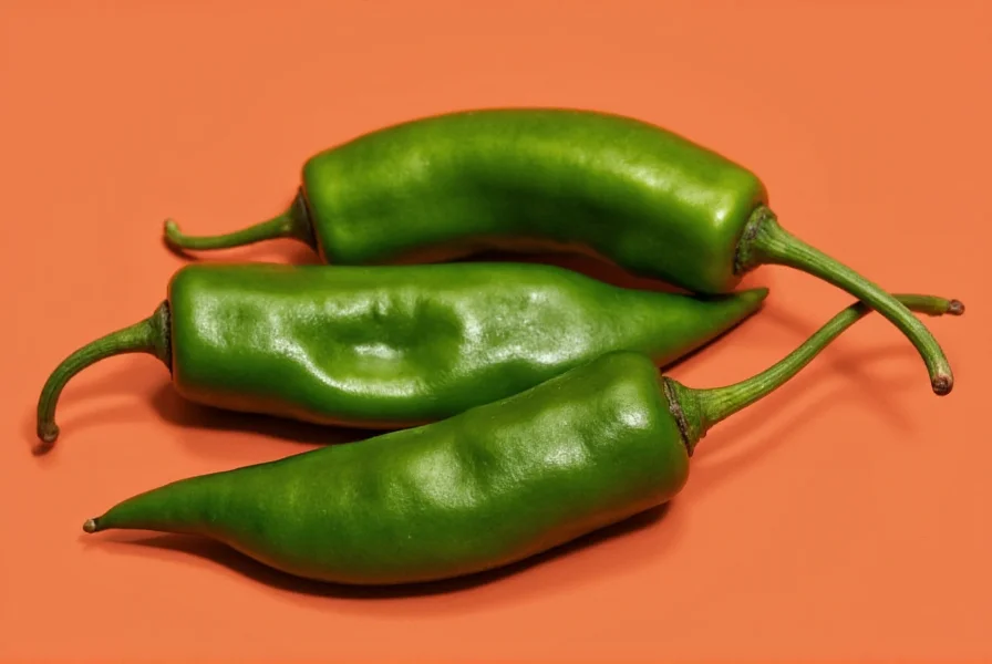 Chopped serrano chiles in a salsa bowl