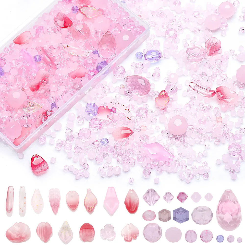 

JC Crystal wholesale Candy Mixed Colors and Sizes Crystal Glass Beads for Jewelry Making