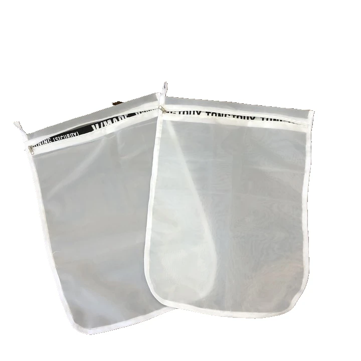 
Eco-friendly stop micro waste 50 micron nylon mesh laundry washing bags for against microplastic pollution 