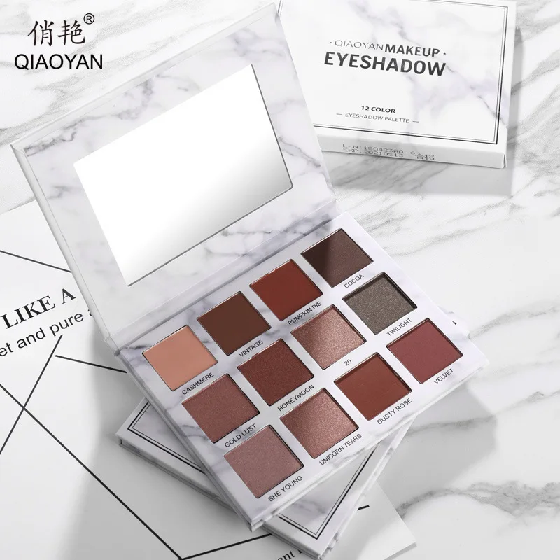 

EYESHADOW 12 Colors Eye Shadow Palette 2020 cosmetics makeup products, Muliti-color