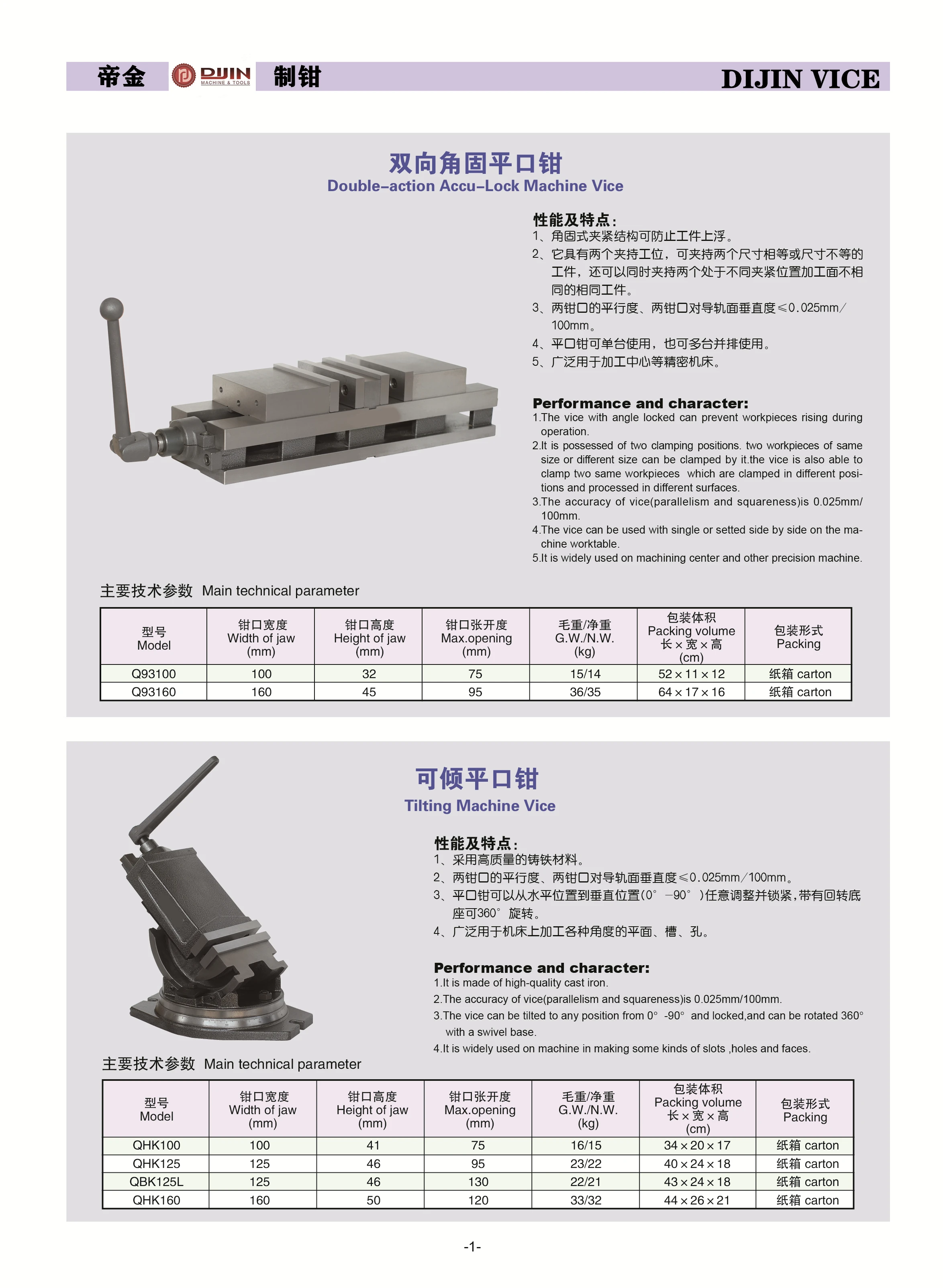 Qhk125 Declinable Tilting Machine Vise Cnc Milling Vice 5'' Two Way Angle Vise Tilting Machine