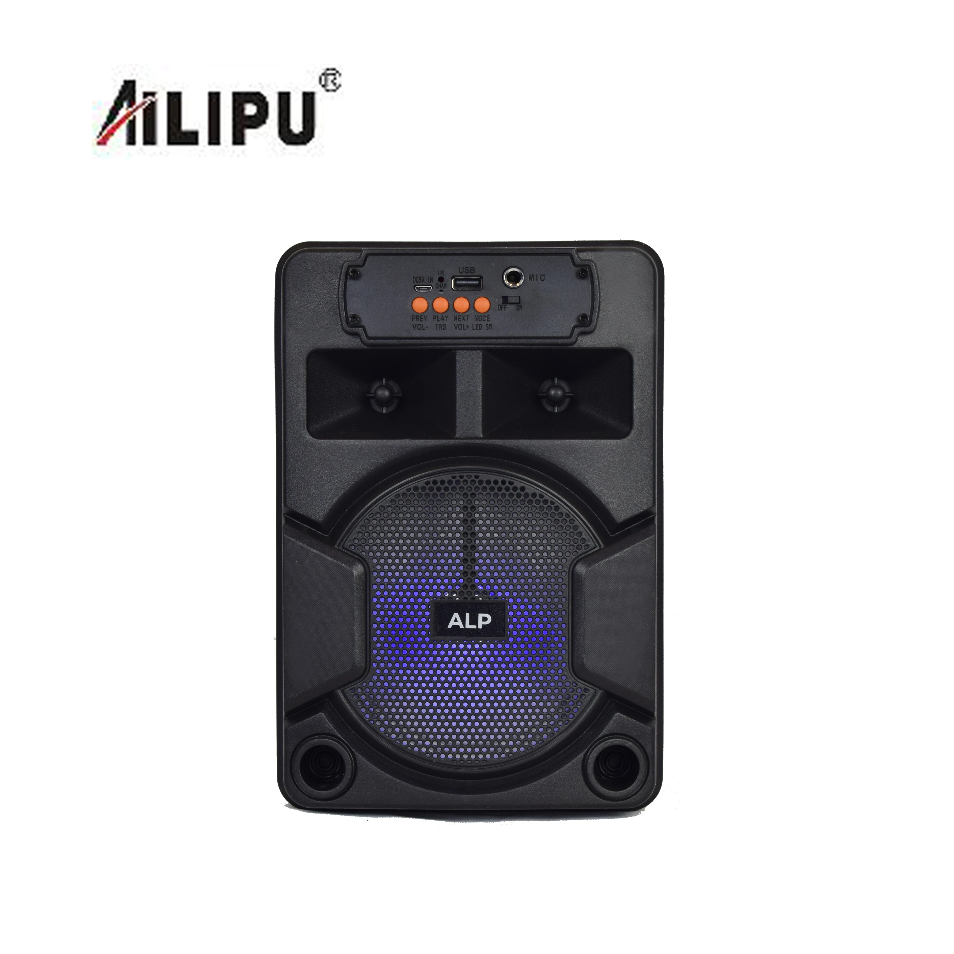 

6.5 inch subwoofer speaker dj party box factory price karaoke case plastic active wireless portable mini speaker for sale