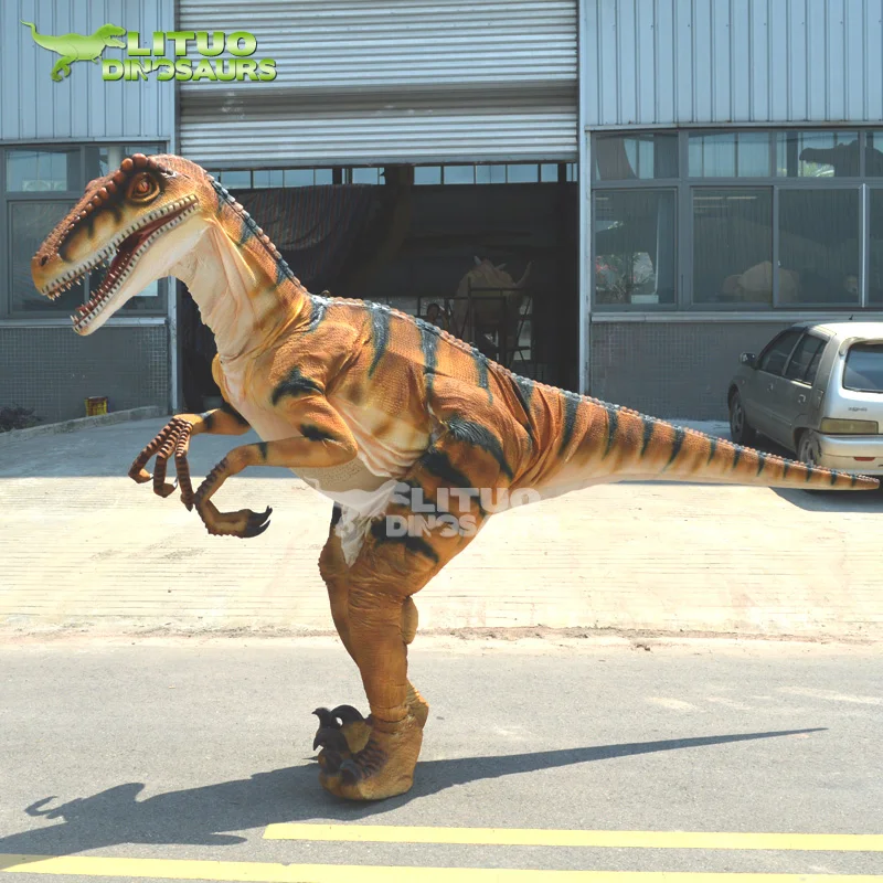 

Adult Robotic Silicone Rubber Dinosaur Costume Rental