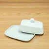 DISHWASHER SAFE butter keeper holder ceramic porcelain butter dish with lid