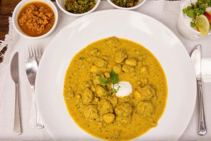 Various Indian curry dishes on a table