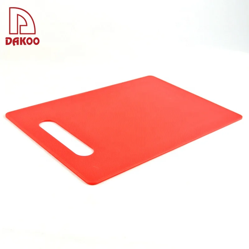 

Wholesale Red Color Ultra Thin chopping board Plastic Cutting Board for Vegetable and Fruit