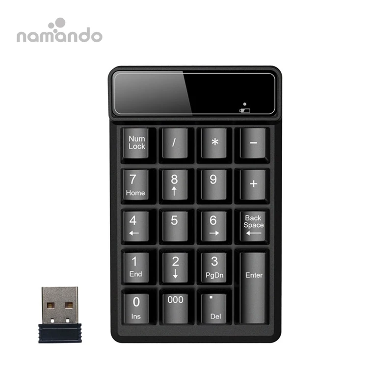 

Wireless Keyboard Mini Keyboard USB Numeric Keypad Numpad Wireless Number Numeric Keyboard for Computer Laptop