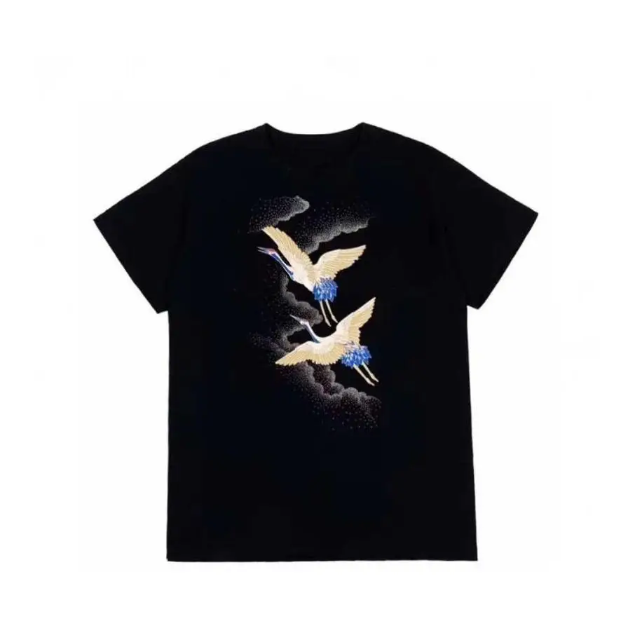 

Mens T Shirt Hip-Hop Printing Letter Male Or Female Short Sleeve Cotton Round Neck Breathable Stylist Hip Hop Trendy Clothing Si