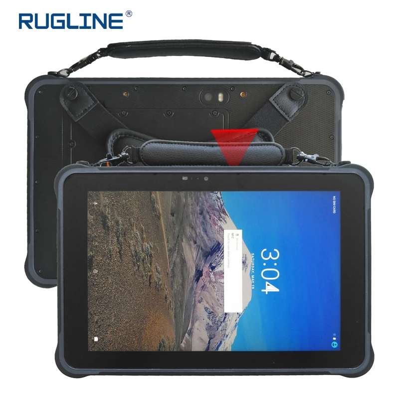 

10.1 Inch Android Barcode Scanner App Download 4G Industrial Rugged Tablet with UHF Reader and 10000mAh Big Battery