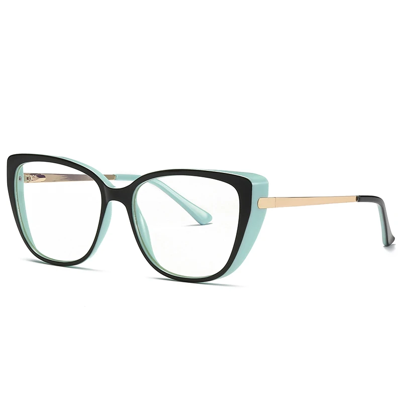 

Wholesale High Quality TR 90 New Arrival Optical Eyeglasses Metal Frames For Men Women TR90 Temple Fashion Eyeglasses, Any colors