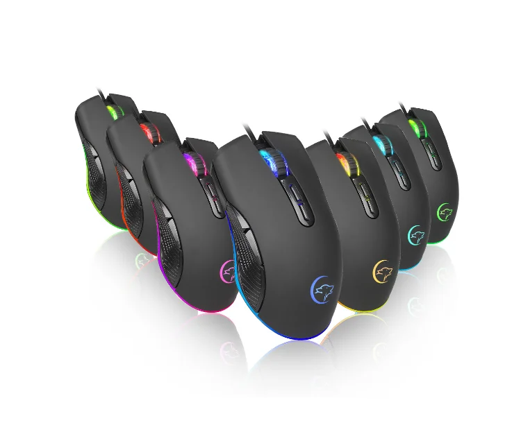 

Wired USB 7D 3200DPI LED Light Gaming Optical Mouse Gamer