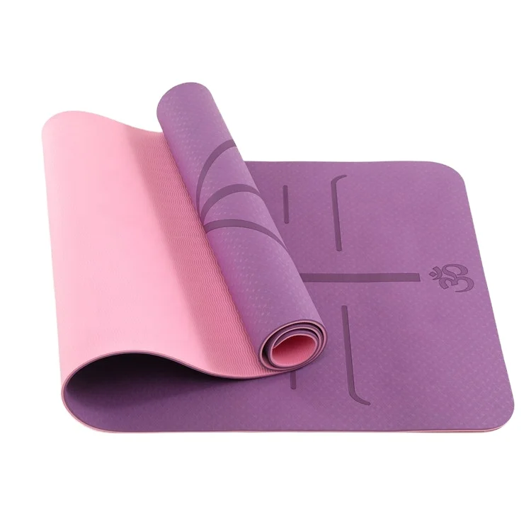 

Wholesale Fitness Custom Logo TPE Yoga Mat, Customized color