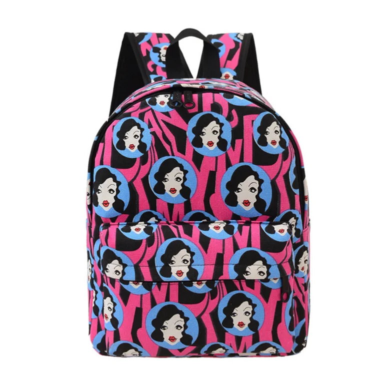 

Amazon hot sale nice price Customized Fashion Casual Travel Waterproof Canvas backpack