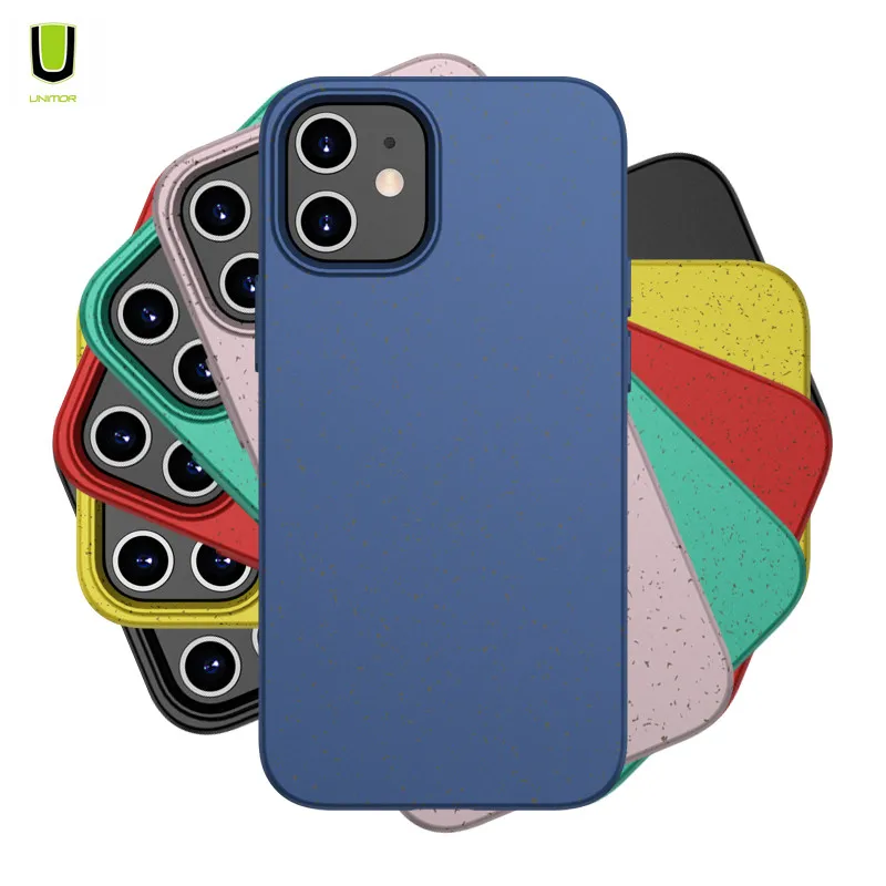 

UNIMOR 2021 Biodegrable biodegradable Custom designer Eco friendly Phone Cases for iphone 12 pro phone case