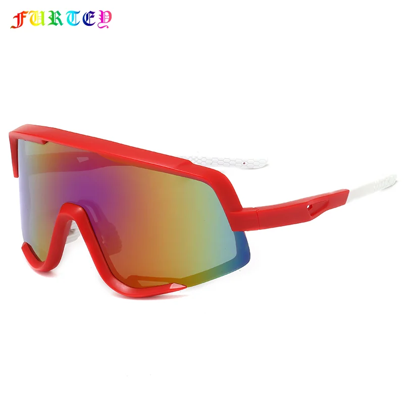 

Hot Sale Cycling Sunglasses Unisex Colorful Anti Wind Oversize UV-400 Sunglasses 9318, 6 colors